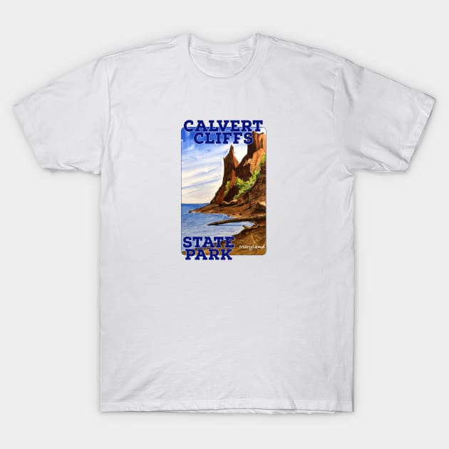 Calvert Cliffs State Park, Maryland T-Shirt by MMcBuck